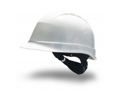CAPACETE FARU DE PROTECAO POLIETILENO COM 6 PONTOS VENTILADO COR BRANCO