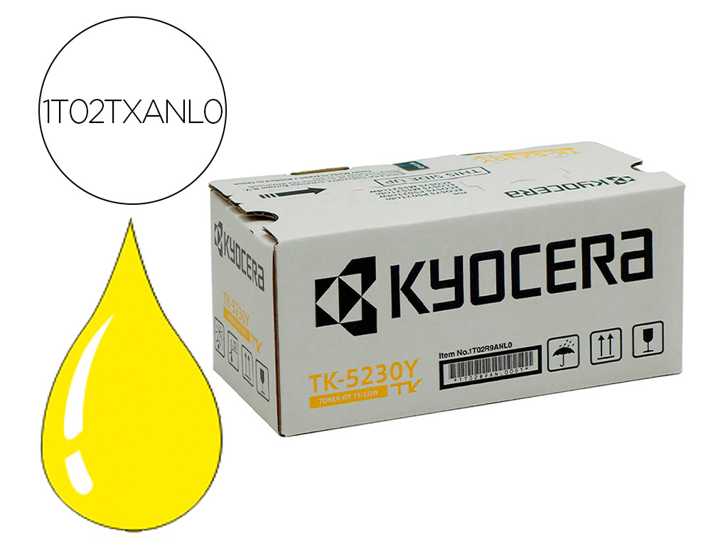 TONER KYOCERA MITA TK-5230Y AMARELO 2200 PAG
