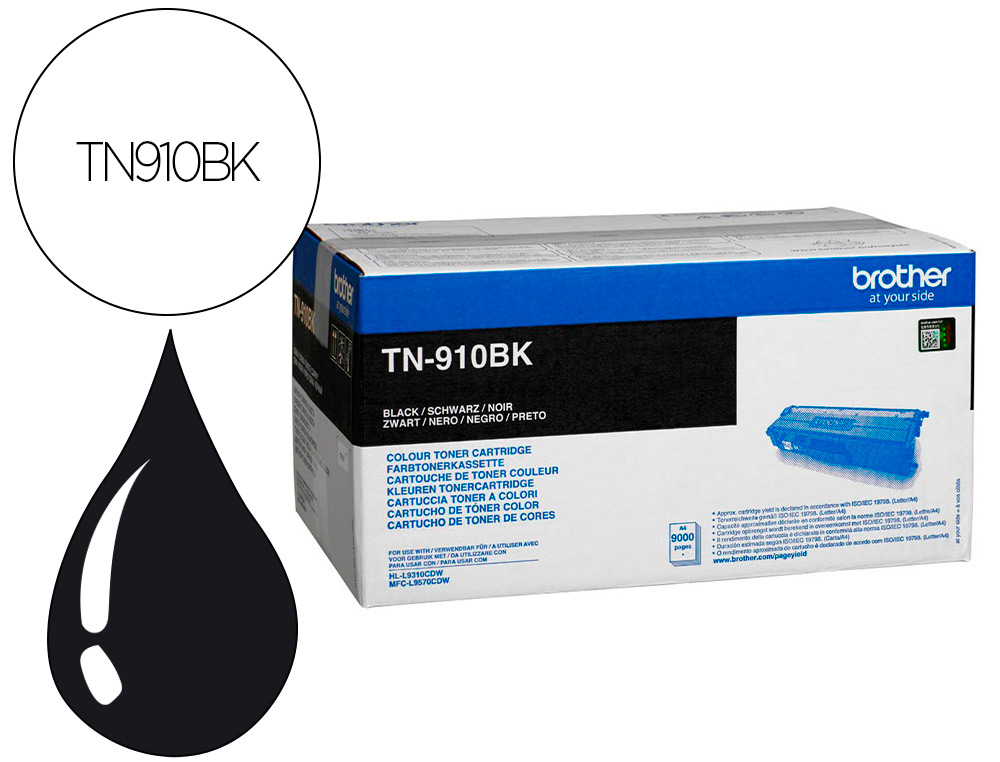 TONER BROTHER MFC-L9570CDW TN910BK PRETO