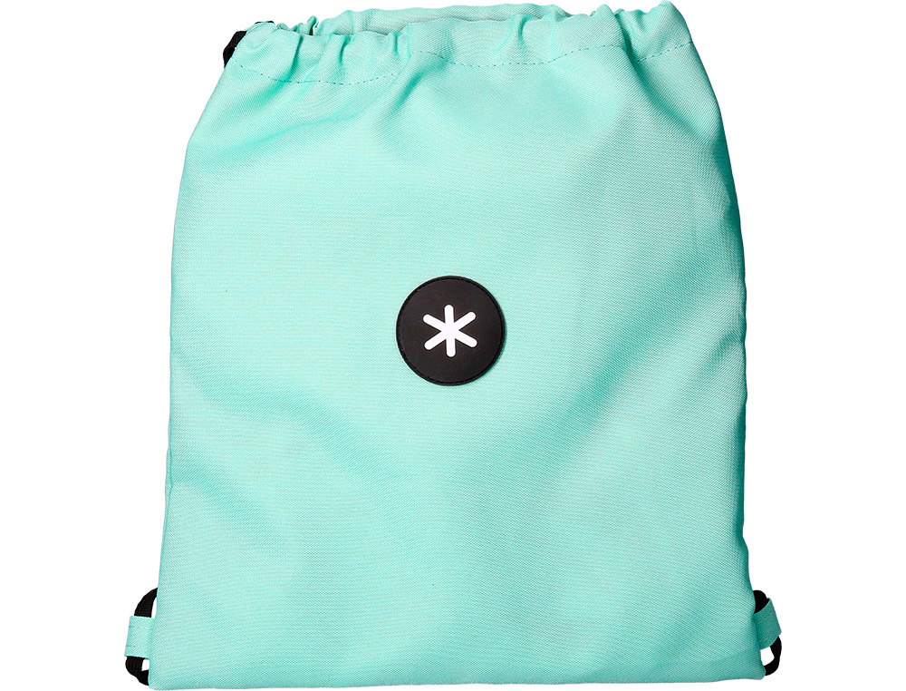 SACO PLANO ANTARTIK BOLSO INTERIOR COM FECHO COR VERDE MENTA 350X400 MM