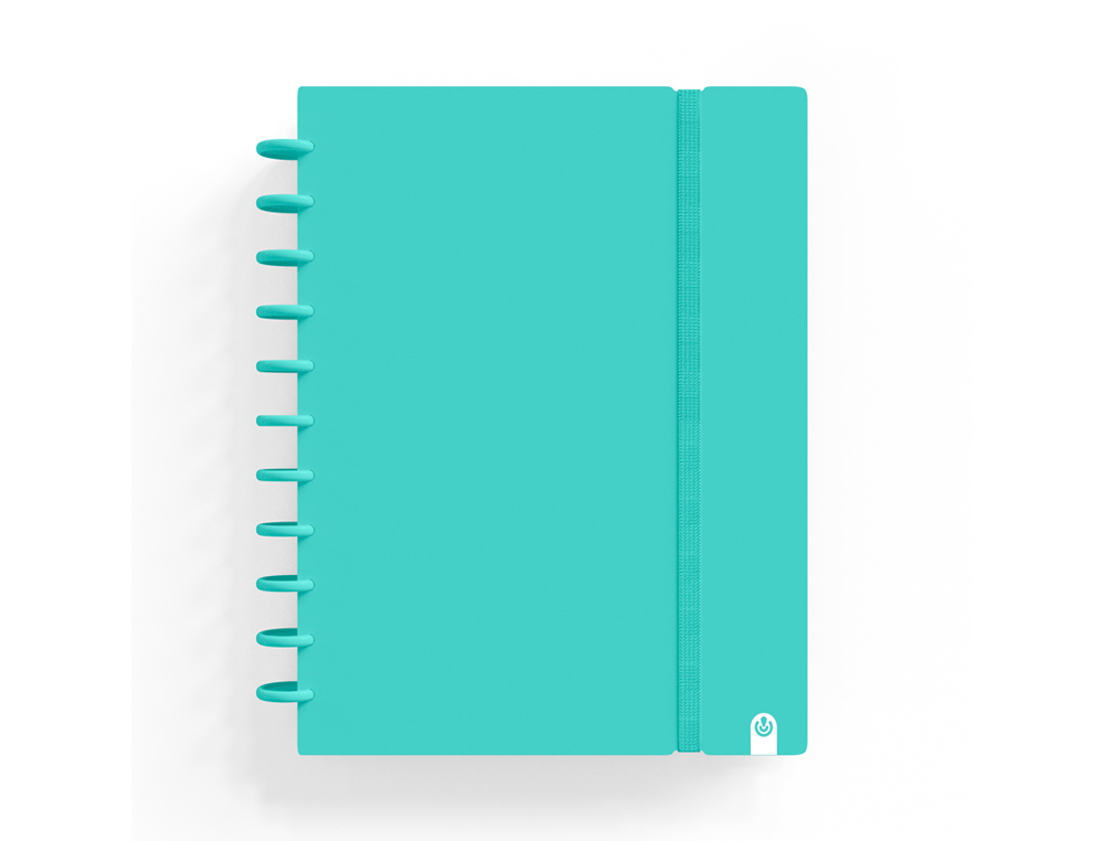 CADERNO CARCHIVO INGENIOX FOAM A5 80 F QUADRICULA MENTA PASTEL