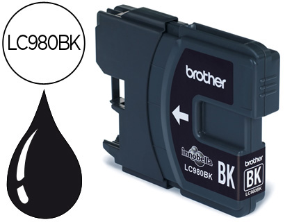 TINTEIRO BROTHER LC-980BK PRETO