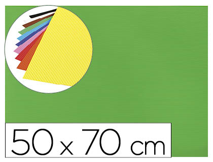 GOMA EVA ONDULADA LIDERPAPEL 50X70CM 2,2MM DE ESPESSURA VERDE