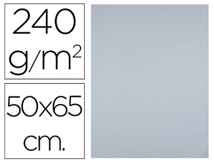 CARTOLINA LIDERPAPEL 50X65 CM 180 GR CINZA