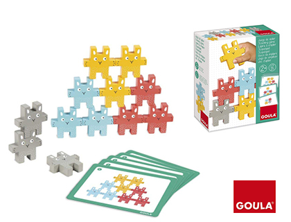 JOGO GOULA DIDATICO EMPILHVEL COELHOS