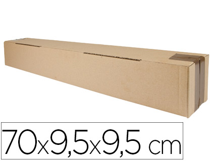 CAIXA PARA EMBALAR Q-CONNECT TUBO MEDIDAS 700X95X95 MM ESPESSURA CARTAO 3 MM