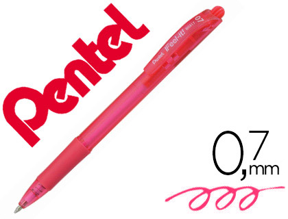 ESFEROGRAFICA PENTEL RETRATIL BX417 COR ROSA