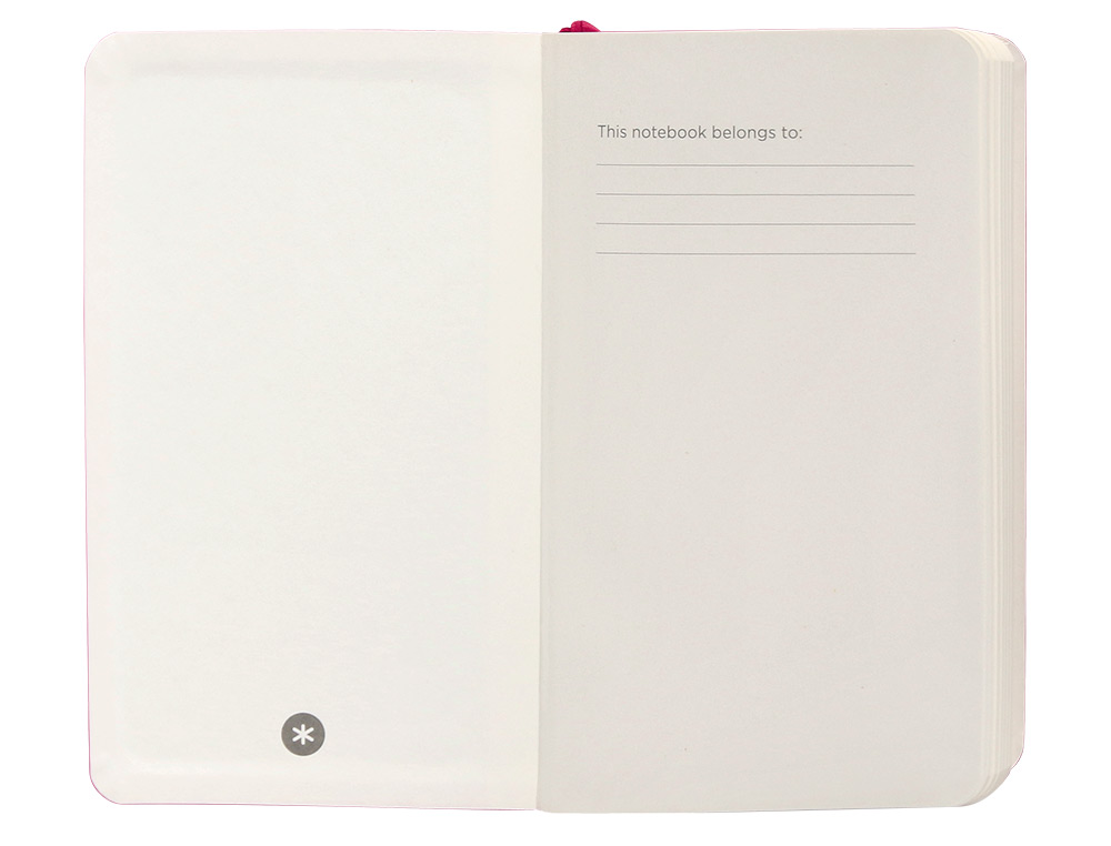 CADERNO COM ELASTICO ANTARTIK NOTES CAPA MOLE A6 LISO FUCSIA 100 FOLHAS 80 GR FSC