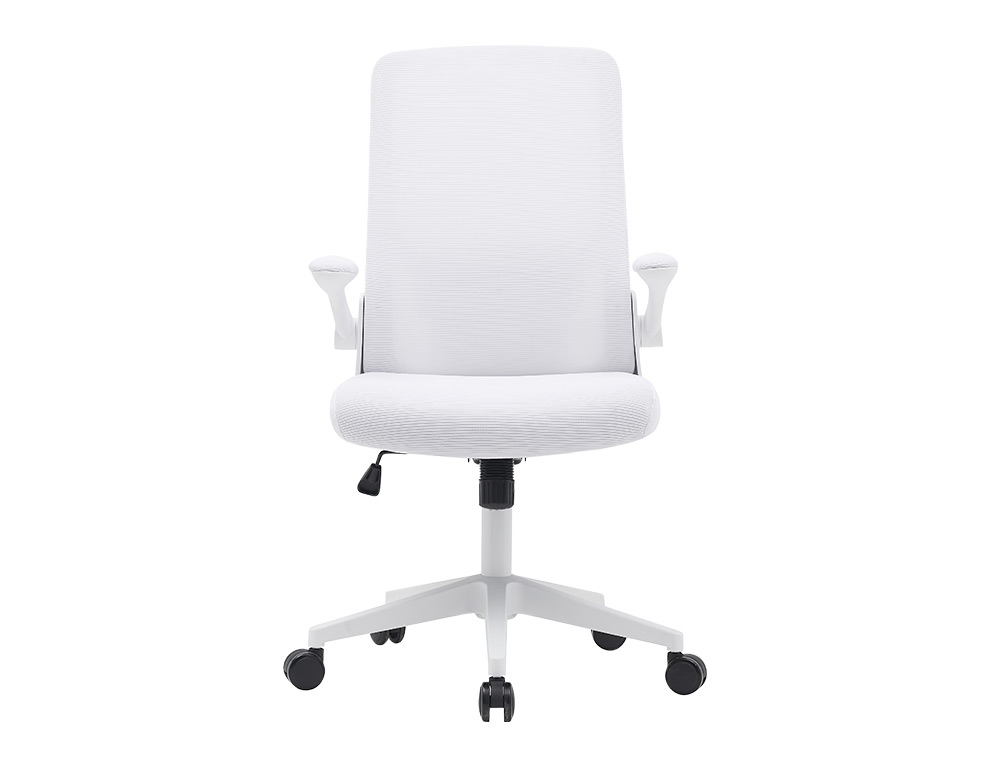 CADEIRA DE ESCRITORIO Q-CONNECT ALBA MALHA BASE METALICA ALT MAX 1110 LARG 610 PROF 580 RODAS PREMIUM COR BRANCO