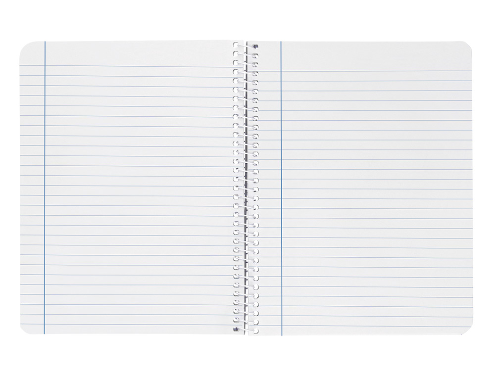 CADERNO ESPIRAL LIDERPAPEL WITTY DIN A4 CAPA DURA 80F 90GR PAUTADO COM MARGEM COR VERDE