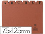 INDICES PARA FICHEIRO, CARTAO, 75 X 125 MM
