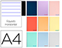 CADERNO ESPIRAL LIDERPAPEL WONDER DIN A4 CAPA PLASTICO 80 F 90 GR PAUTADO COM MARGEM CORES SORTIDAS