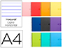CADERNO ESPIRAL LIDERPAPEL CRAFTY DIN A4 CAPA FORRADA 80 F 90 GR PAUTADO COM MARGEM CORES SORTIDAS