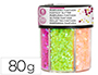 PUPURINA LIDERPAPEL FORMA CORACAO E ESTRELA COR NEON E METALIZADO FRASCO DE 75GR