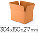 CAIXA PARA EMBALAR Q-CONNECT CASTANHO QUALIDADE DUPLO CANAL 304X150X217 MM