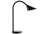 CANDEEIRO DE ESCRITORIO UNILUX SOL LED 4W BRACO FLEXIVEL ABS E METAL PRETO BASE 14 CM DIAMETRO