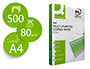 PAPEL FOTOCOPIA Q-CONNECT ECONOMY DIN A4 80 GR EMBALAGEM 500 FOLHAS