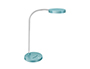CANDEEIRO DE ESCRITORIO CEP FLEX PLASTICO LED DE 4W BRACO FLEXIVEL TATIL COR CELESTE 160X600 MM LAMPADA NAO SUBSTITUIVEL