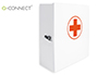 CAIXA DE PRIMEIROS SOCORROS Q-CONNECT METALICA 4 COMPARTIMENTOS VAZIO 330X360X120 MM