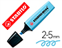 MARCADOR FLUORESCENTE STABILO BOSS 70 PASTEL AZUL