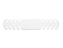 AJUSTADOR MASCARA SILICONE FLEXIVEL 3 POSICOES DE AJUSTE COR BRANCO 19,4X1,80 CM