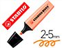 MARCADOR FLUORESCENTE STABILO BOSS 70 PASTEL LARANJA PALIDO