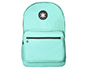MOCHILA ANTARTIK COM ASA E BOLSO FRONTAL COM FECHO COR VERDE MENTA 320X140X430 MM