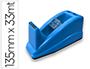 DESENROLADOR SECRETARIA Q-CONNECT PLASTICO PARA FITAS DE 33 MT COR AZUL 135X58X60 MM