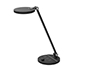 CANDEEIRO DE ESCRITORIO Q-CONNECT SECRETARIA PROFISSIONAL ABS 80 LEDS 7 W COM INTERRUPTOR COR PRETO