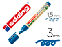 MARCADOR EDDING 28 PARA QUADRO BRANCO ECOLINE 90% RECICLADO COR AZUL PONTA REDONDA 1,5-3 MM RECARREGAVEL