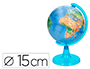 GLOBO LIDERPAPEL MAPA FISICO DIAMETRO 15 CM