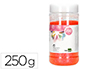 PURPURINA LIDERPAPEL FANTASIA COR LARANJA PASTEL METALIZADO FRASCO DE 250 GR