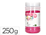 PURPURINA LIDERPAPEL FANTASIA COR ROSA PASTEL METALIZADO FRASCO DE 250 GR