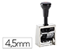 NUMERADOR AUTOMATICO REINER METALICO 6 DIGITOS ALTURA TIPO 4,5 MM