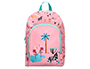 MOCHILA ESCOLAR LIDERPAPEL INFANTIL SAFARI DESENHO ZEBRA ROSA 330X100X250 MM