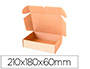 CAIXA AUTO MONTAGEM Q-CONNECT PARA E-COMMERCE E PRESENTES CARTAO 100% RECICLADO CANAL SIMPLES 3 MM KRAFT 210X180X60MM