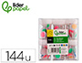 OLHO ADESIVO LIDERPAPEL 18 MM BRANCO COM PUPILA DE CORES SORTIDAS PACK DE 108 UNIDADES