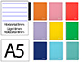 CADERNO ESPIRAL LIDERPAPEL DIN A5 WITTY CAPA DURA 80 F 90 GR PAUTADO 8MM COM MARGEM CORES SORTIDAS