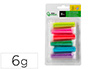 PURPURINA LIDERPAPEL BIODEGRADAVEL FANTASIA FRASCO DE 6 GR CORES METALICAS PASTEL SORTIDAS BLISTER DE 6 UNIDADES