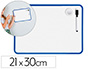 QUADRO BRANCO LIDERPAPEL 21X30 CM MAGNETICO DUPLA FACE LISO COM MARCADOR IMAN E APAGADOR