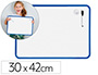 QUADRO BRANCO LIDERPAPEL 30X42 CM MAGNETICO DUPLA FACE LISO COM MARCADOR IMAN E APAGADOR