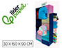 MOCHILAS E ESTOJOS LIDERPAPEL EXPOSITOR DE CHAO CARTAO COM 77 UNIDADES SORTIDAS 30X150X90 CM