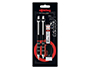 CONJUNTO LAPISEIRA TIKKY 0,5 MM COR PRETO + ESFEROGRAFICA M + BORRACHA B20 + 12 MINAS HB