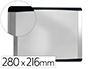 PIZARRA BLANCA BI-OFFICE INKA MAGNETICA ACERO LACADO MARCO DE ALUMINIO 280X216 CM