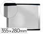 PIZARRA BLANCA BI-OFFICE INKA MAGNETICA ACERO LACADO MARCO DE ALUMINIO 355X280 CM