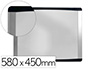 PIZARRA BLANCA BI-OFFICE INKA MAGNETICA ACERO LACADO MARCO DE ALUMINIO 580X450 CM