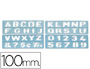 ESCANTILHAO LETRAS E NUMEROS 100MM