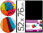 PAPEL SEDA LIDERPAPEL 52 X 76 CM 18 GR PRETO EMBALAGEM DE 25 FOLHAS