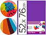 PAPEL SEDA LIDERPAPEL 52 X 76 CM 18 GR VIOLETA EMBALAGEM DE 25 FOLHAS