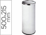 PORTA GUARDA-CHUVAS SIE METALICO COM AROS CROMADOS COM FORMA REDEONDA 500 X 215 MM BRANCO